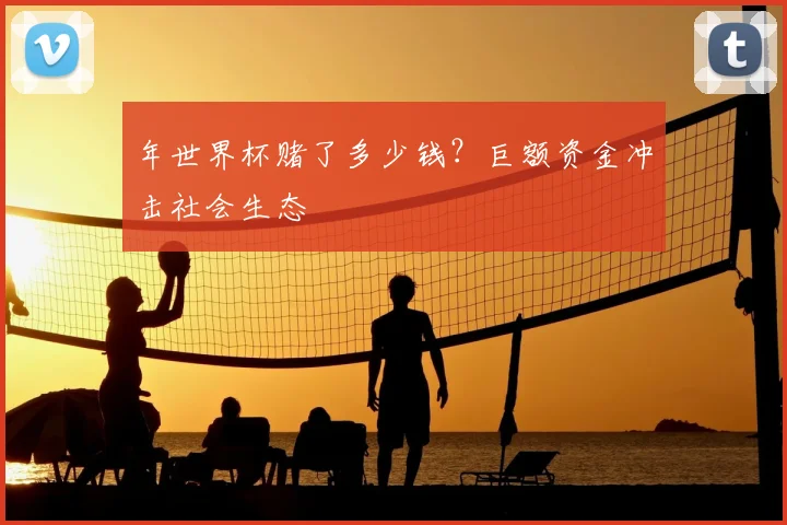 年世界杯赌了多少钱？巨额资金冲击社会生态
